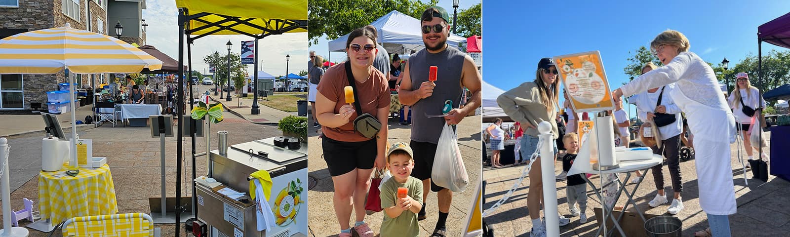 Healthy Food Truck and Ice Pop Cart in St. Louis